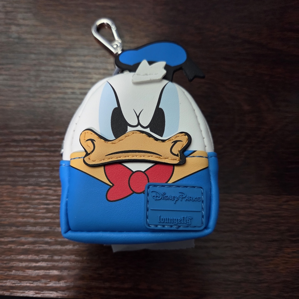 Disney Donald Duck Kids Coin Bag - Blue and White